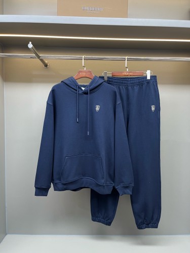 Burberry Classic Logo Shield Embroidered Cotton Hoodie Set
