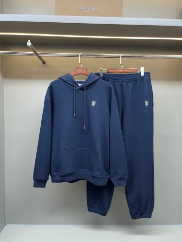 Burberry Classic Logo Shield Embroidered Cotton Hoodie Set