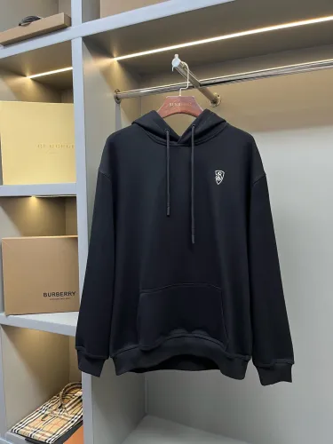 Burberry Classic Logo Shield Embroidered Cotton Hoodie Set