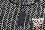 Prada New Fashion Triangle Logo Pattern Jacquard Sweater
