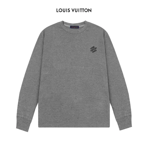 Louis Vuitton New Classic Logo Printed Simple Round Neck Bottom Shirt