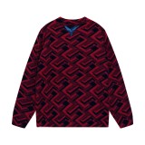 Prada New Fashion Triangle Logo Pattern Jacquard Sweater