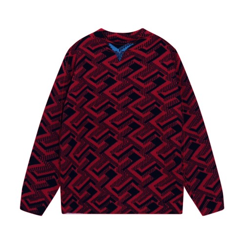 Prada New Fashion Triangle Logo Pattern Jacquard Sweater