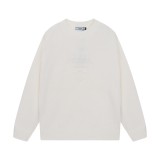 Prada New Simple 3D Logo Jacquard Round Neck Sweater