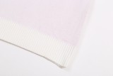 Supreme New Line Letter Splicing Round Neck Wool Sweater