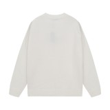 Prada New Simple 3D Logo Jacquard Round Neck Sweater