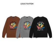 Louis Vuitton New Classic Conch Logo Printed Round Neck Bottom Shirt