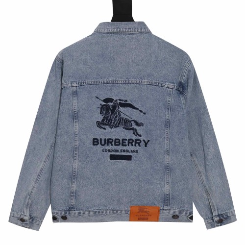 Burberry x Supreme New Couple Embroidered War Horse Cowboy Coat