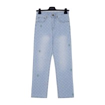 Louis Vuitton x Tyler New Unisex Embroidered Candy Presbyopia Jeans