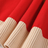 Gucci New Classic Color Double G Embroidered Polo Knitted Sweater