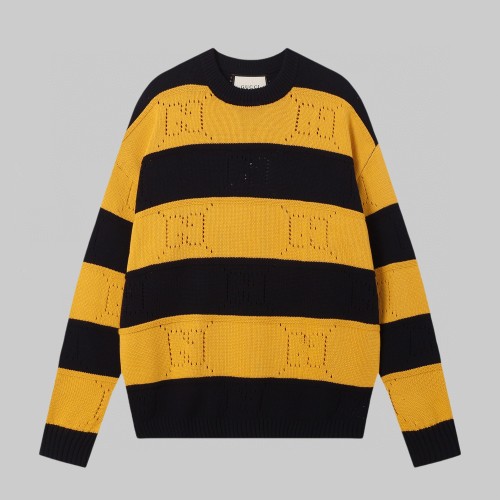Gucci New Fashion Striped Hollow Knitted Sweater