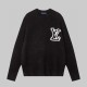 Louis Vuitton New Classic Logo Jacquard Round Neck Wool Sweater