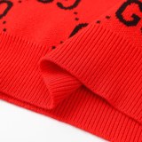 Gucci Unisex Double G Weasel Pattern Knitted Sweater