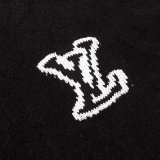 Louis Vuitton New Classic Logo Jacquard Round Neck Wool Sweater