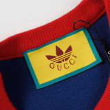Gucci x Adidas Unisex Embroidered Logo Knitted Sweater