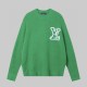 Louis Vuitton New Classic Logo Jacquard Round Neck Wool Sweater