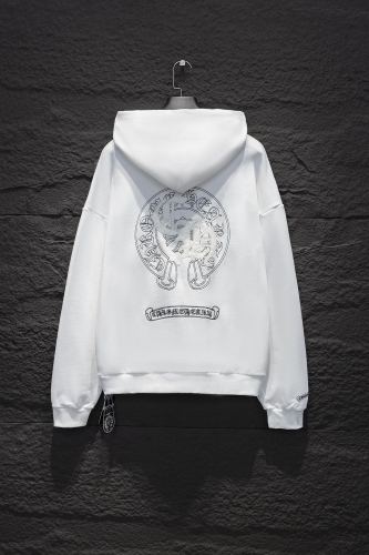 Chrome Hearts New Classic Horseshoe Sanskrit Hooded Zipper Hoodie Jacket