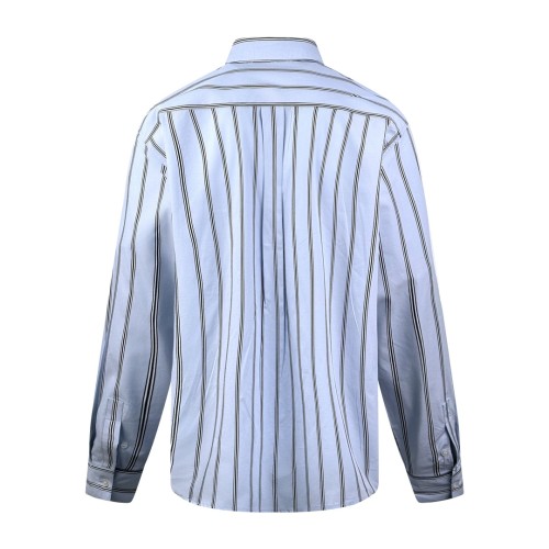 Dior Classic Embroidered Logo Striped Shirt
