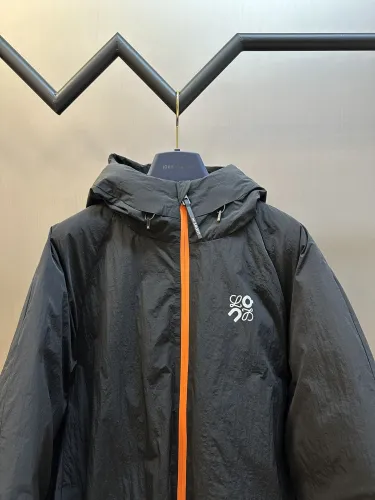 Loewe x On Unisex Fashion Casual Hooded Down Jacket