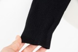 Versace Unisex Classic Basic Style Casual Waffle Sweater