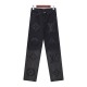 Louis Vuitton New Gradient Printed Large Logo Black Washed Straight leg Jeans