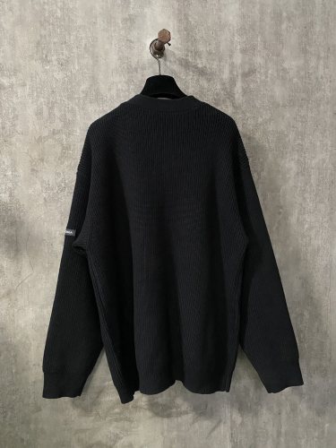 Balenciaga Classic New Offset Logo Knitted Cardigan Sweater