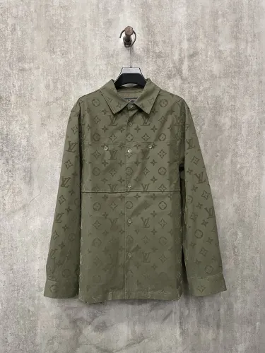 Louis Vuitton Classic New Floral Plush Jacket Long Sleeve Shirt