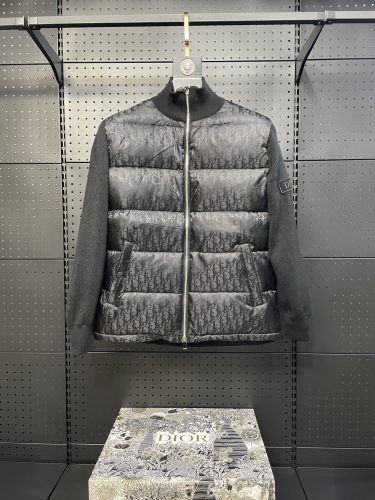 Dior New Classic Couple Splicing Wool Down Jacket