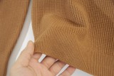Versace Unisex Classic Basic Style Casual Waffle Sweater
