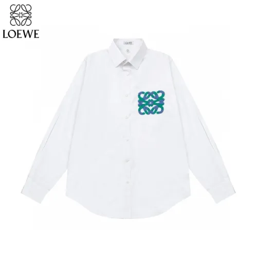 Loewe New Rainbow Logo Towel Embroidered Long Sleeve Shirt