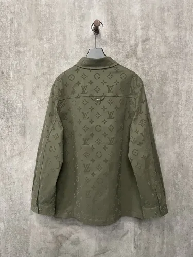 Louis Vuitton Classic New Floral Plush Jacket Long Sleeve Shirt