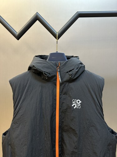 Loewe x On Unisex Fashion Casual Down Hooded Vest