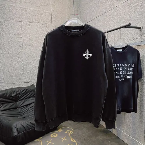 Chrome Hearts New Personalized Horseshoe Cross Printed Washable Round Neck Hoodie