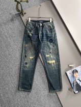 Louis Vuitton New Classic High Street Jeans Straight Pants