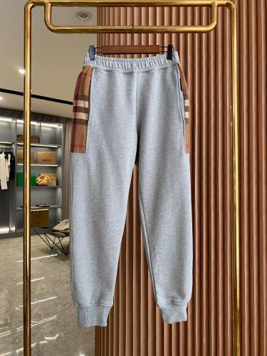 Burberry New Couple Classic Personalized Plaid Casual Sports Pants
