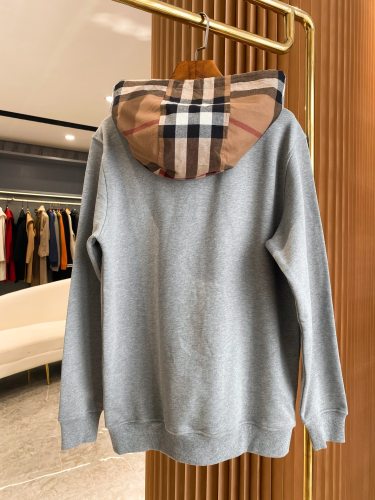 Burberry New Couple Classic Personalized Checkered Casual Hoodie