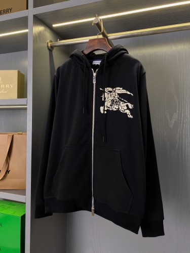 Burberry New Classic War Horse Printed Zipper Hoodie