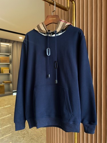 Burberry New Couple Classic Personalized Checkered Casual Hoodie