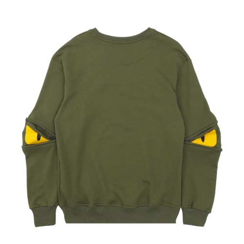 Fendi Classic Arm Splicing Eye Monster Casual Round Neck Hoodie