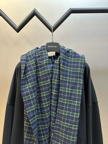 Balenciaga New Fashion Scarf Hooded Zipper Sweatshirt