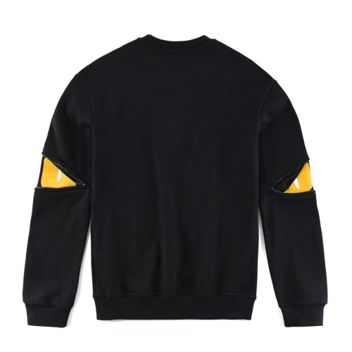 Fendi Classic Arm Splicing Eye Monster Casual Round Neck Hoodie