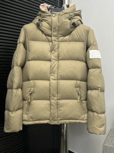 Burberry New Detachable Sleeve Hooded Down Jacket