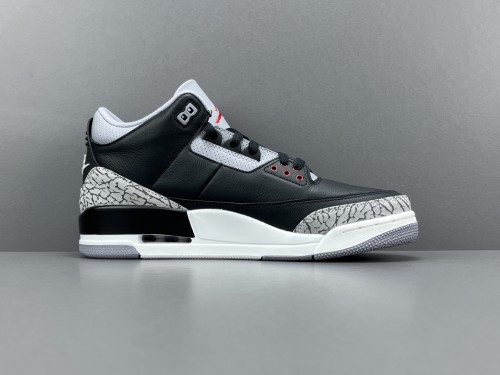 Nike x Jordan Air Jordan 3 OG Black Cement Men Basketball Sneakers Shoes