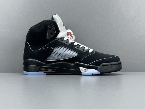 Nike Jordan Air Jordan 5 BLACK METALLIC REIMAGINED Men Basketball Sneakers Shoes