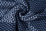 Louis Vuitton New Classic Crystal Embroidered Patch Chess Grid Knitted Short Sleeve