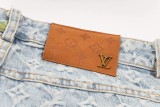 Louis Vuitton New Fashion Color Embroidered Jeans