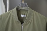 Dior Classic Logo Toothbrush Embroidered Zipper Baseball Jacket
