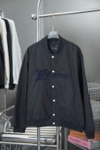 Louis Vuitton Classic Embroidered Logo Pilot Baseball Jacket