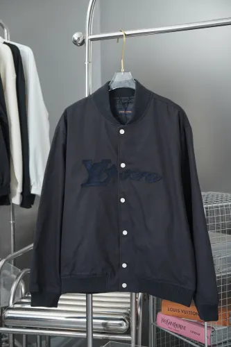 Louis Vuitton Classic Embroidered Logo Pilot Baseball Jacket