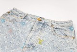 Louis Vuitton New Fashion Color Embroidered Jeans